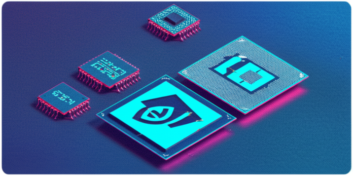 Nvidia inversiones OpenAI Anthropic - estilo retro-future brutal